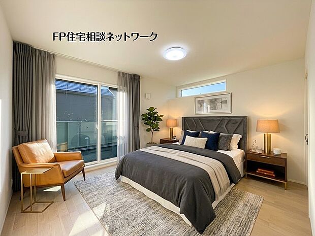 【洋室│7.8帖】本画像はAIがCGで家具作成しており、実際の現地に家具は設置されておりません。また、販売価格に家具等は含まれておりません。