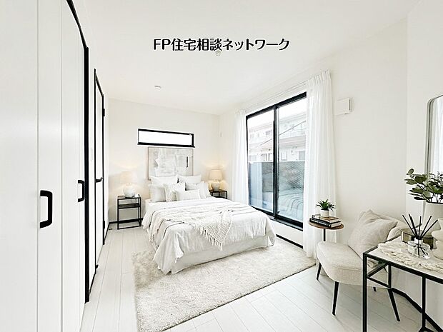 【洋室│6.1帖】本画像はAIがCGで家具作成しており、実際の現地に家具は設置されておりません。また、販売価格に家具等は含まれておりません。