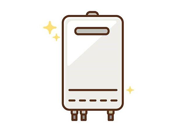 【その他内観】省エネ給湯器　従来型より熱効率が高く、少ない燃料でたくさんのお湯を沸かすことが出来る給湯器。