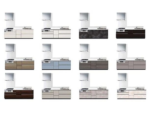 【その他】キッチンのカラーバリエーション資料