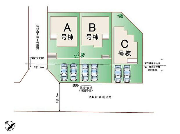 【全体区画図】全3棟（A～C号棟）のご案内です♪