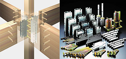 ■耐震性の高い頑強な金物(テックワン)工法■