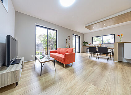 リビング現地写真