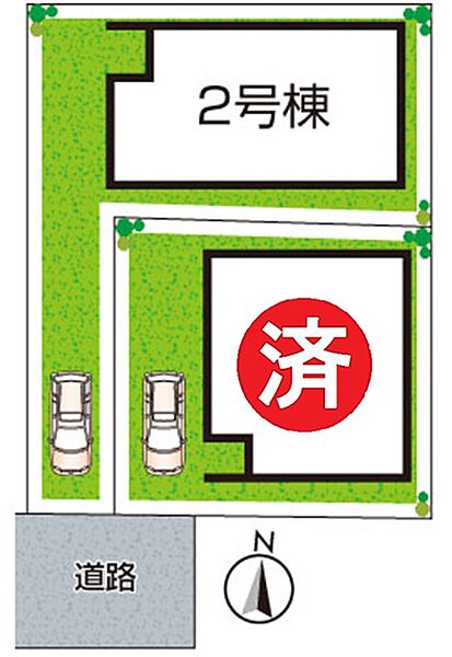 全２区画　前面道路６ｍ