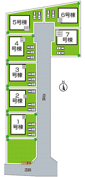 全７区画