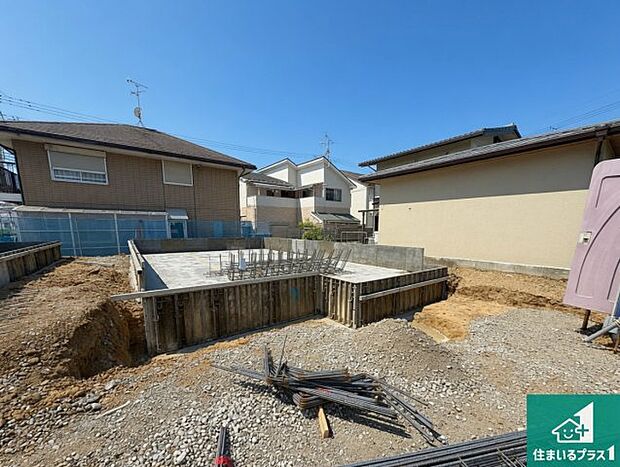 現在の進捗状況です！順調に作業進行中、完成が待ち遠しいです！詳細の間取り等、お気軽にお問い合わせください！