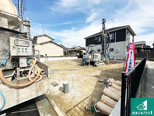 現在はこんな感じです。完成までが待ち遠しいですね。