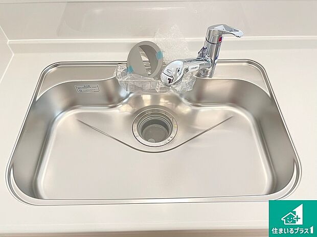 【浄水器内蔵ハンドシャワー水栓】簡単便利なレバー式！伸びる浄水器内蔵水栓！

