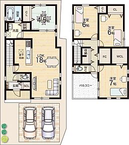 ○泉南市立一丘小学校・・・徒歩１０分 ○泉南市立一丘中学校・・・徒歩２０分 