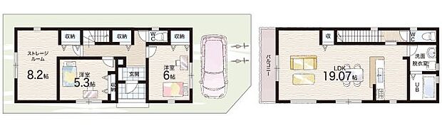 【2LDK+S(納戸)】○深井小学校・・・徒歩7分 ○深井中央中学校・・・徒歩3分