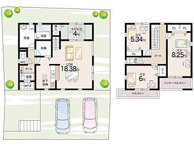 ○広陵小学校・・・徒歩6分 ○広陵中学校・・・徒歩10分 