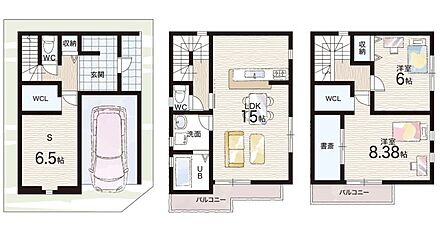 ○よつば小学校・・・徒歩１０分 ○大久保中学校・・・徒歩４分 