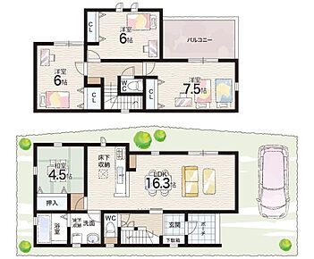 ○福田小学校・・・徒歩１２分 ○泉ヶ丘東中学校・・・徒歩２０分 