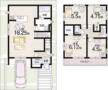 ○樟葉北小学校・・・徒歩9分 ○楠葉中学校・・・徒歩7分 