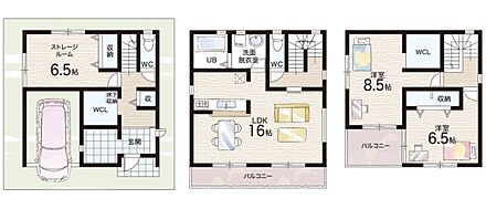 ○長瀬南小学校・・・徒歩３分 ○長瀬中学校・・・徒歩５分 