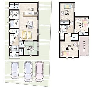 ○平城西小学校・・・徒歩9分 ○登美ヶ丘中学校・・・徒歩10分 