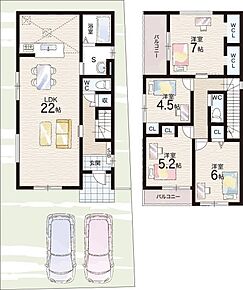 ○堅下小学校・・・徒歩7分 ○堅下北中学校・・・徒歩14分 