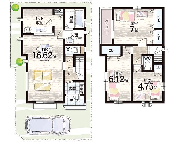 【3LDK】○浜脇小学校・・・徒歩12分 ○浜脇中学校・・・徒歩13分