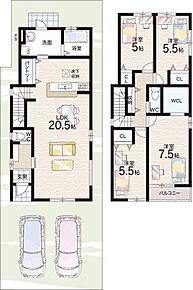 ○大仙小学校・・・徒歩8分 ○旭中学校・・・徒歩6分 