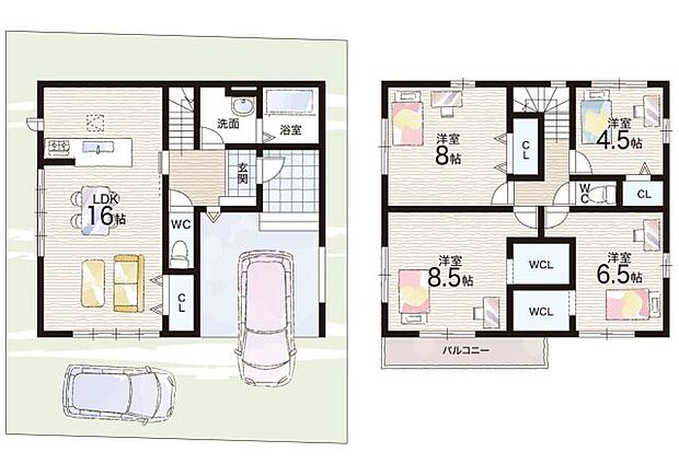 【4LDK】○志賀小学校・・・徒歩14分 ○皇子山中学校・・・徒歩16分