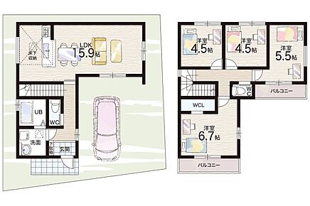○昭和小学校・・・徒歩4分 ○浜寺南中学校・・・徒歩15分 
