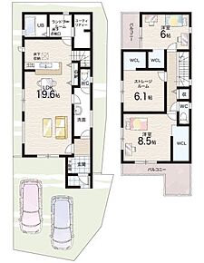 ○岸和田市立朝陽小学校・・・徒歩2分 ○岸和田市立野村中学校・・・徒歩11分 
