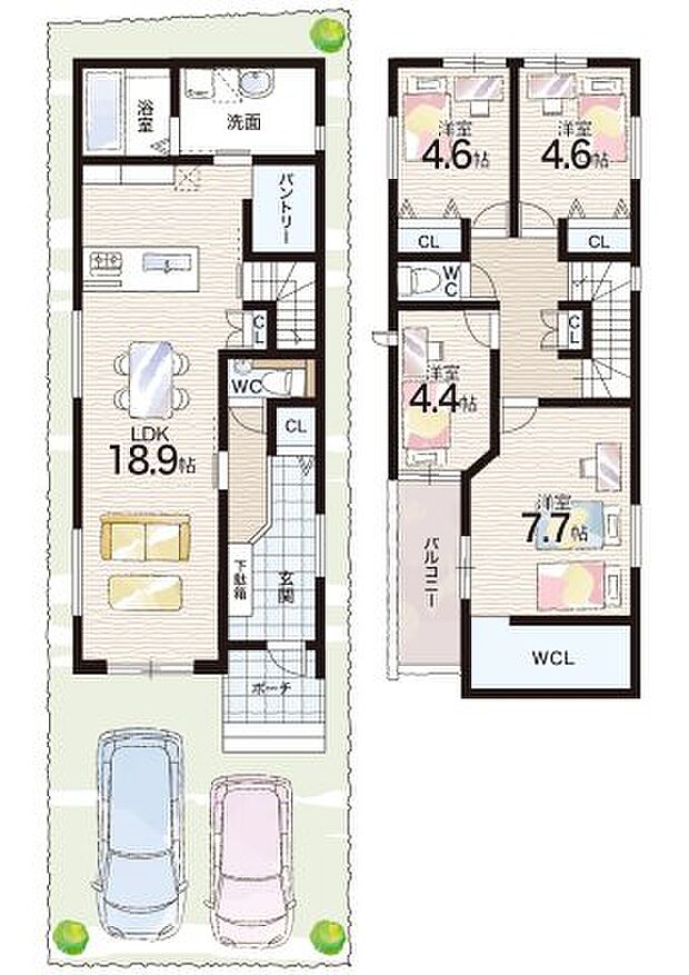 【4LDK】○高司小学校・・・徒歩7分 ○高司中学校・・・徒歩5分