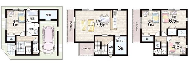 【4LDK】○永畑小学校・・・徒歩2分 ○龍華中学校・・・徒歩17分