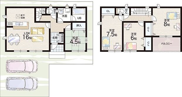 【4LDK】○辰市小学校・・・徒歩3分 ○都南中学校・・・徒歩31分