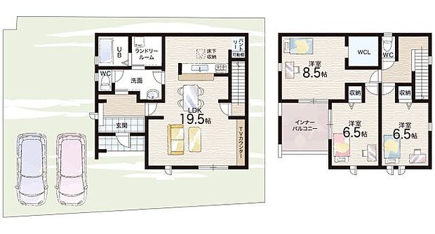 【3LDK】○南郷里小学校・・・徒歩15分 ○南中学校・・・徒歩15分