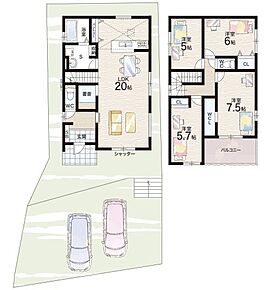 ○枚方小学校・・・徒歩13分 ○枚方中学校・・・徒歩9分 