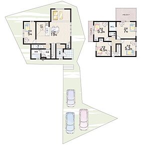 ○枚方小学校・・・徒歩13分 ○枚方中学校・・・徒歩9分 