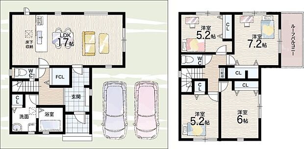 【4LDK】○木津小学校・・・徒歩２３分 ○木津中学校・・・徒歩３５分