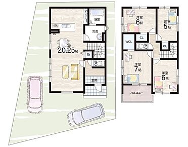 ○大井小学校・・・徒歩4分 ○南桑中学校・・・徒歩21分 