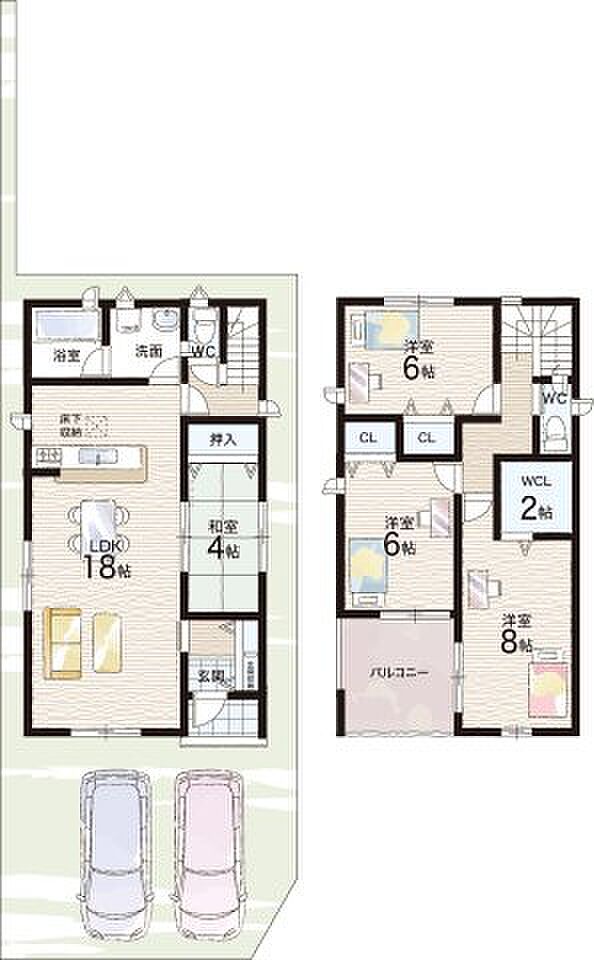 【4LDK】○辰市小学校・・・徒歩12分 ○都南中学校・・・徒歩23分