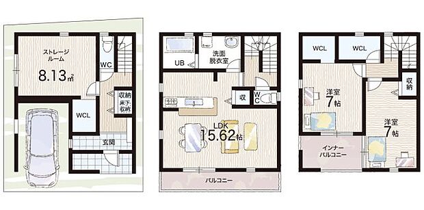 【3LDK+S(納戸)】○天美小学校・・・徒歩4分 ○松原第五中学校・・・徒歩15分