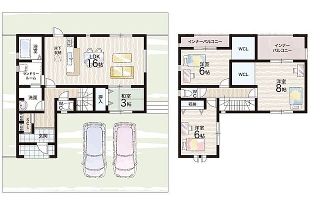 【4LDK】○山直北小学校・・・徒歩19分 ○山直中学校・・・徒歩19分