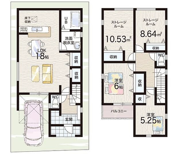 【3LDK】○耳原小学校・・・徒歩7分 ○北中学校・・・徒歩13分