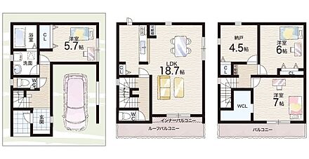 ○東山本小学校・・・徒歩6分 ○東中学校・・・徒歩5分 