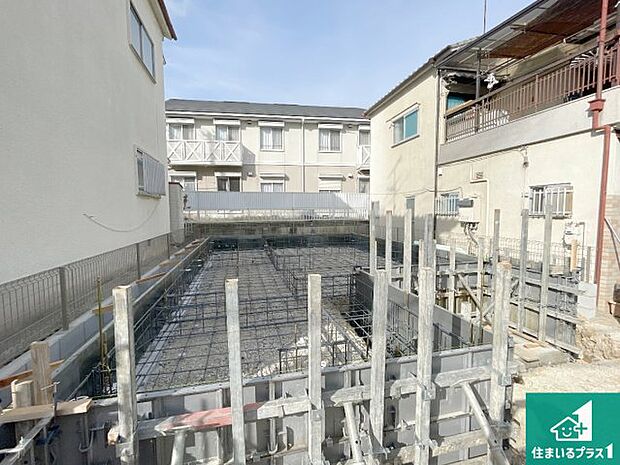 【外観】着いた街並みで新生活を始めることが出来そう！周辺の物件も併せてご紹介させて頂きます！現在の進捗状況です！順調に作業進行中、完成が待ち遠しいです！詳細の間取り等、お気軽にお問い合わせください！