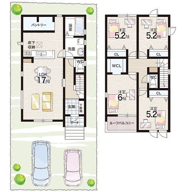 【4LDK】○東谷小学校・・・徒歩12分 ○東谷中学校・・・徒歩19分