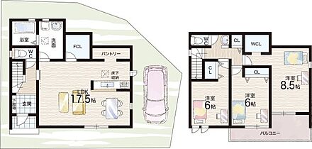 ○山直北小学校・・・徒歩7分 ○山直中学校・・・徒歩6分 