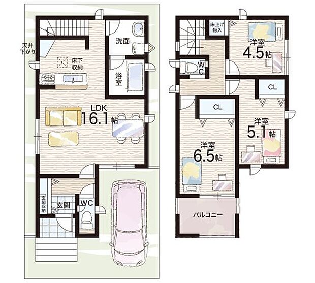 【3LDK】○古市南小学校・・・徒歩5分 ○誉田中学校・・・徒歩25分