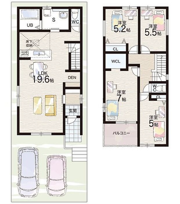 【4LDK】○石橋南小学校・・・徒歩17分 ○石橋中学校・・・徒歩38分