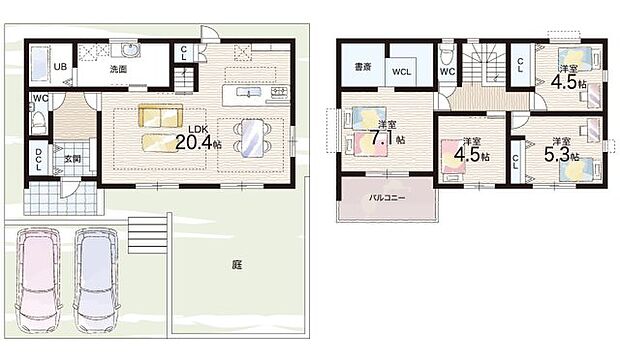【4LDK】○武庫小学校・・・徒歩11分 ○狭間中学校・・・徒歩16分