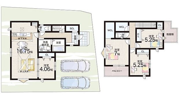 【4LDK】○国分小学校・・・徒歩12分 ○国分中学校・・・徒歩8分