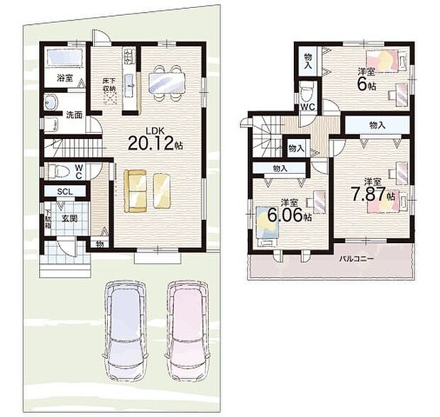 【3LDK】○箕谷小学校・・・徒歩8分 ○山田中学校・・・徒歩19分