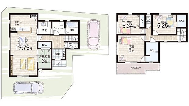 【4LDK+S(納戸)】○道場小学校・・・徒歩10分 ○北神戸中学校・・・徒歩17分