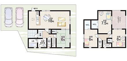 ○三和小学校・・・徒歩１５分 ○香芝中学校・・・徒歩７分 