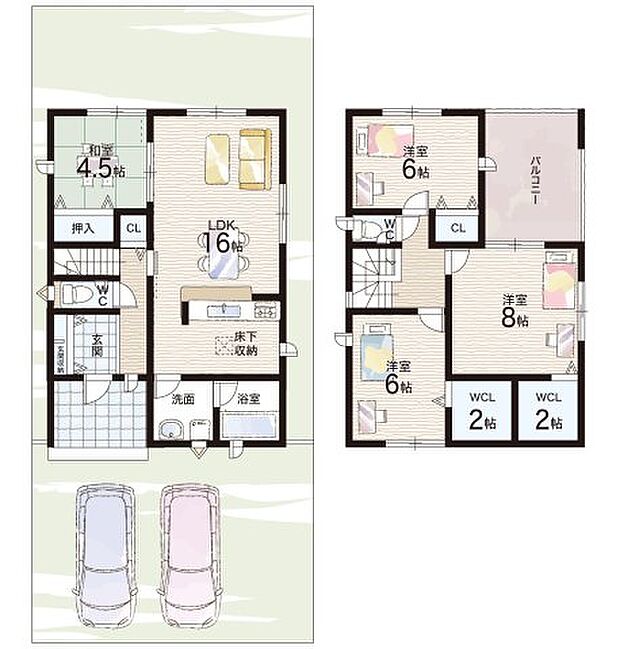 【4LDK】○御所小学校・・・徒歩11分 ○御所中学校・・・徒歩10分